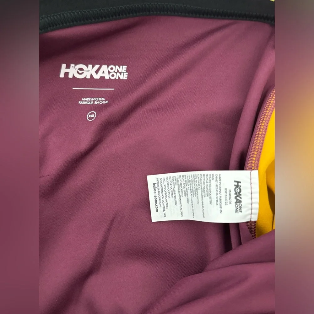 New Hoka One One Hupana Tight Women's Grape Wine 7/8 Length leggings size XXL - Picture 7 of 10